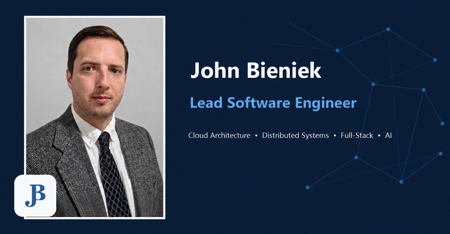 John Bieniek Angular portfolio preview