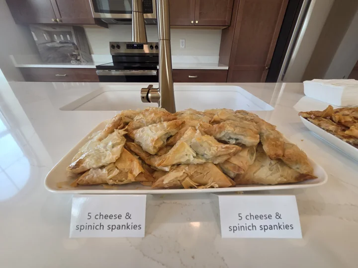 Five-cheese and spinach Spankies pastries at Fetch Market & Deli